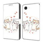 水晶般彩繪素食皮革手機殼，適用於 iPhone 17e / 16e、iPhone 17 Pro Max、iPhone 17 Pro、iPhone 17