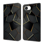 水晶般彩繪素食皮革手機殼，適用於 iPhone 17e / 16e、iPhone 17 Pro Max、iPhone 17 Pro、iPhone 17