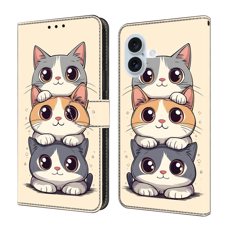 水晶般彩繪素食皮革手機殼，適用於 iPhone 17e / 16e、iPhone 17 Pro Max、iPhone 17 Pro、iPhone 17