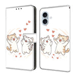 水晶般彩繪素食皮革手機殼，適用於 iPhone 17e / 16e、iPhone 17 Pro Max、iPhone 17 Pro、iPhone 17