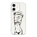 透明框 IMD 奶油色手機殼，適用於 iPhone 11 Pro Max，適用於 iPhone 11，適用於 iPhone 11 Pro，適用於 iPhone X / XS，適用於 iPhone XR，適用於 iPhone XS Max，適用於 iPhone 8 Plus / 7 Plus