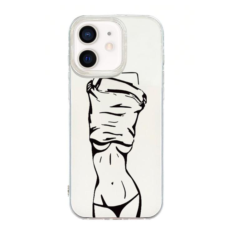 透明框 IMD 奶油色手機殼，適用於 iPhone 11 Pro Max，適用於 iPhone 11，適用於 iPhone 11 Pro，適用於 iPhone X / XS，適用於 iPhone XR，適用於 iPhone XS Max，適用於 iPhone 8 Plus / 7 Plus