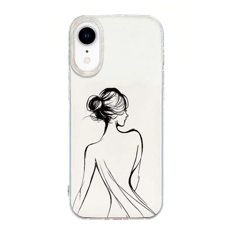 透明框 IMD 奶油色手機殼，適用於 iPhone 11 Pro Max，適用於 iPhone 11，適用於 iPhone 11 Pro，適用於 iPhone X / XS，適用於 iPhone XR，適用於 iPhone XS Max，適用於 iPhone 8 Plus / 7 Plus