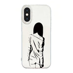 透明框 IMD 奶油色手機殼，適用於 iPhone 11 Pro Max，適用於 iPhone 11，適用於 iPhone 11 Pro，適用於 iPhone X / XS，適用於 iPhone XR，適用於 iPhone XS Max，適用於 iPhone 8 Plus / 7 Plus
