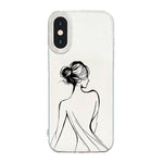 透明框 IMD 奶油色手機殼，適用於 iPhone 11 Pro Max，適用於 iPhone 11，適用於 iPhone 11 Pro，適用於 iPhone X / XS，適用於 iPhone XR，適用於 iPhone XS Max，適用於 iPhone 8 Plus / 7 Plus