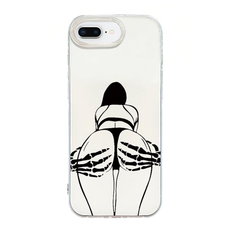 透明框 IMD 奶油色手機殼，適用於 iPhone 11 Pro Max，適用於 iPhone 11，適用於 iPhone 11 Pro，適用於 iPhone X / XS，適用於 iPhone XR，適用於 iPhone XS Max，適用於 iPhone 8 Plus / 7 Plus