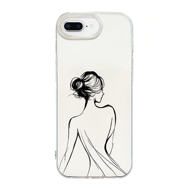 透明框 IMD 奶油色手機殼，適用於 iPhone 11 Pro Max，適用於 iPhone 11，適用於 iPhone 11 Pro，適用於 iPhone X / XS，適用於 iPhone XR，適用於 iPhone XS Max，適用於 iPhone 8 Plus / 7 Plus
