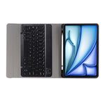 適用於 iPad Air 11 2024 / 2025 / Air 4 2020 / Air 5 2022 A098B 可拆式 ABS 超薄糖果色藍牙鍵盤保護殼，附支架與筆槽，A098B