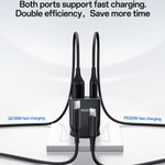 Yesido YC112 超薄20W雙埠PD QC快充器，YC112