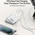 Yesido PD45W USB and Type-C Dual Interface Fast Charger Set, EU Plug, UK Plug, US Plug