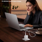 Yesido PD45W USB and Type-C Dual Interface Fast Charger Set, EU Plug, UK Plug, US Plug