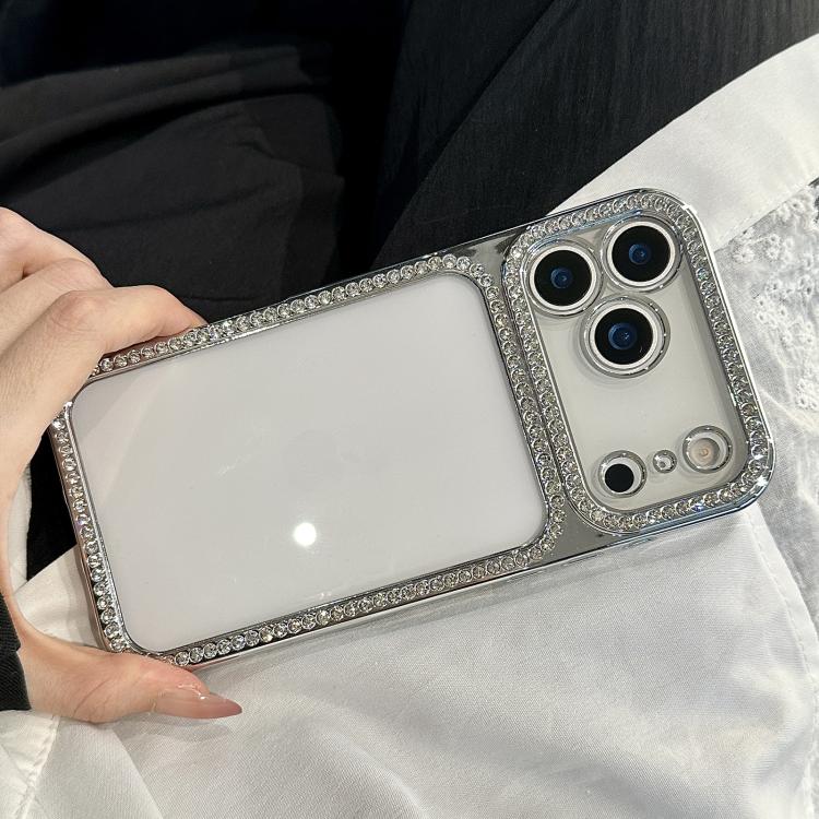 電鍍PC混合TPU水鑽手機殼，適用於 iPhone 17 Pro Max，適用於 iPhone 17 Pro