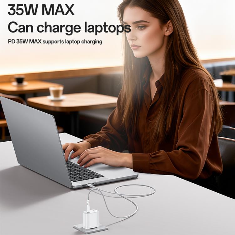 Yesido YC107 PD35W USB-C / Type-C 單接口快充套裝，附 Type-C 轉 Type-C 線，YC107