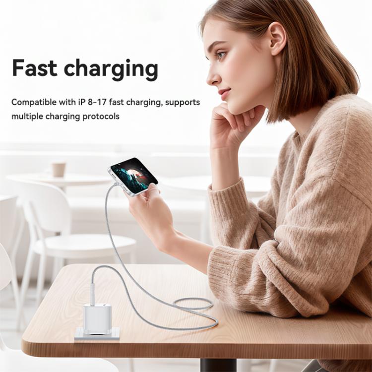 Yesido YC107 PD35W USB-C / Type-C 單接口快充套裝，附 Type-C 轉 Type-C 線，YC107