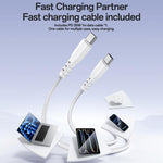 Yesido YC107 PD35W USB-C / Type-C 單接口快充套裝，附 Type-C 轉 Type-C 線，YC107