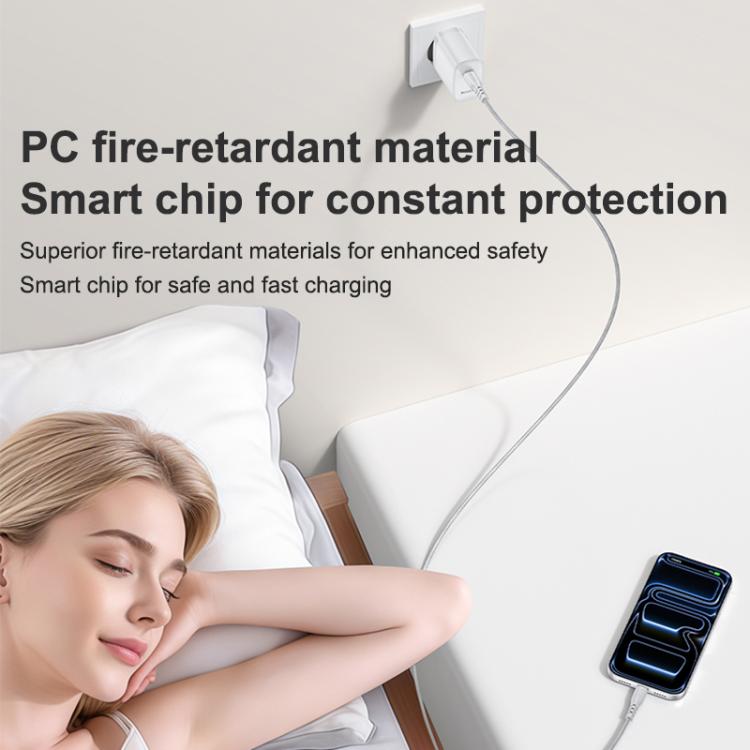 Yesido YC107 PD35W USB-C / Type-C 單接口快充套裝，附 Type-C 轉 Type-C 線，YC107