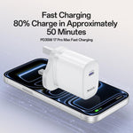 Yesido YC153 PD35W USB-C / Type-C 單接口快充套裝，附 Type-C 轉 Type-C 線，YC153
