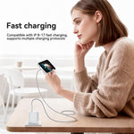 Yesido YC153 PD35W USB-C / Type-C 單接口快充套裝，附 Type-C 轉 Type-C 線，YC153