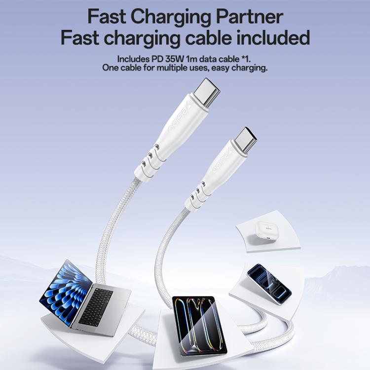 Yesido YC153 PD35W USB-C / Type-C 單接口快充套裝，附 Type-C 轉 Type-C 線，YC153