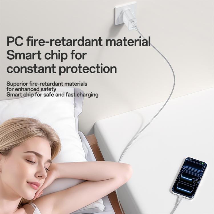 Yesido YC153 PD35W USB-C / Type-C 單接口快充套裝，附 Type-C 轉 Type-C 線，YC153
