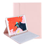 T098B 一體成型超薄糖果色藍牙鍵盤保護殼，適用於 iPad Air 11 2024 / 2025 / Air 4 10.9 吋 2020，附支架與筆槽，T098B