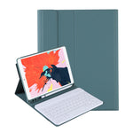 T098B 一體成型超薄糖果色藍牙鍵盤保護殼，適用於 iPad Air 11 2024 / 2025 / Air 4 10.9 吋 2020，附支架與筆槽，T098B