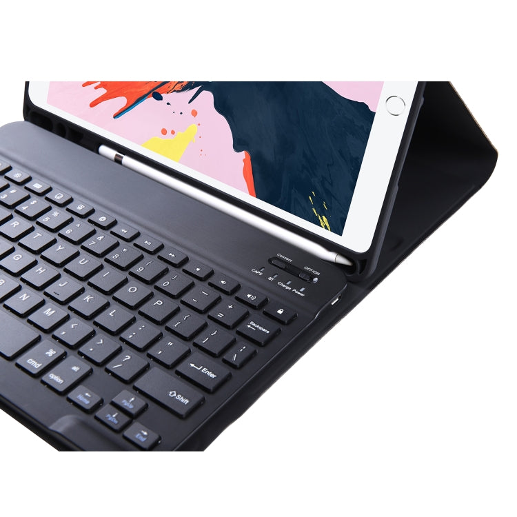 T098B 一體成型超薄糖果色藍牙鍵盤保護殼，適用於 iPad Air 11 2024 / 2025 / Air 4 10.9 吋 2020，附支架與筆槽，T098B