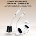 Yesido YC18U PD20W Type-C 充電器組合，附 1m Type-C 轉 Type-C 數據線，YC18U