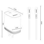 Yesido YC18U PD20W Type-C 充電器組合，附 1m Type-C 轉 Type-C 數據線，YC18U