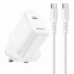 Yesido YC151 PD20W Type-C 充電器組合，附 1m Type-C 轉 Type-C 數據線，YC151