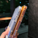 水晶閃爍壓克力磁吸手機殼，適用於 iPhone 17 Pro Max，適用於 iPhone 17 Pro