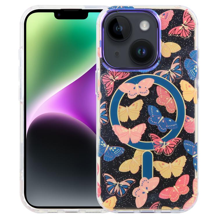 IMD藍光叢林系列磁吸手機殼，適用於 iPhone 16，適用於 iPhone 15 Pro Max，適用於 iPhone 15 Pro，適用於 iPhone 15 Plus / 14 Plus，適用於 iPhone 15，適用於 iPhone 14 / 13，適用於 iPhone 14 Pro，適用於 iPhone 14 Pro Max