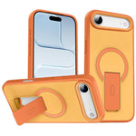 皮膚觸感隱形支架MagSafe手機殼，適用於 iPhone 16e / 17e，適用於 iPhone 17 Pro Max，適用於 iPhone 17 Pro，適用於 iPhone 17，適用於 iPhone Air