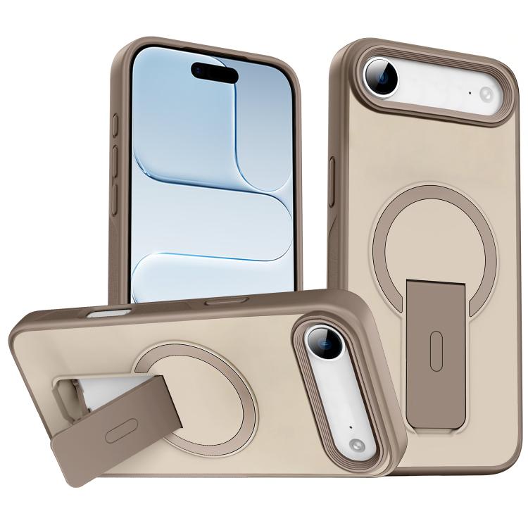 皮膚觸感隱形支架MagSafe手機殼，適用於 iPhone 16e / 17e，適用於 iPhone 17 Pro Max，適用於 iPhone 17 Pro，適用於 iPhone 17，適用於 iPhone Air