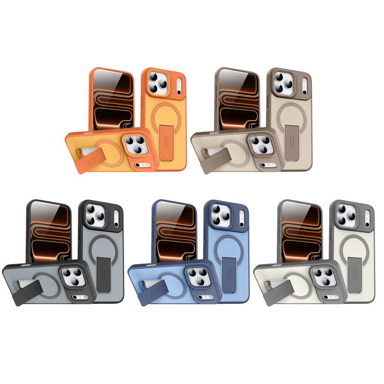皮膚觸感隱形支架MagSafe手機殼，適用於 iPhone 16e / 17e，適用於 iPhone 17 Pro Max，適用於 iPhone 17 Pro，適用於 iPhone 17，適用於 iPhone Air
