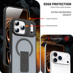 皮膚觸感隱形支架MagSafe手機殼，適用於 iPhone 16e / 17e，適用於 iPhone 17 Pro Max，適用於 iPhone 17 Pro，適用於 iPhone 17，適用於 iPhone Air