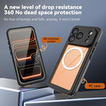 RedPepper V 系列IP68防水磁性手機殼，適用於iPhone 17 Pro、iPhone 17