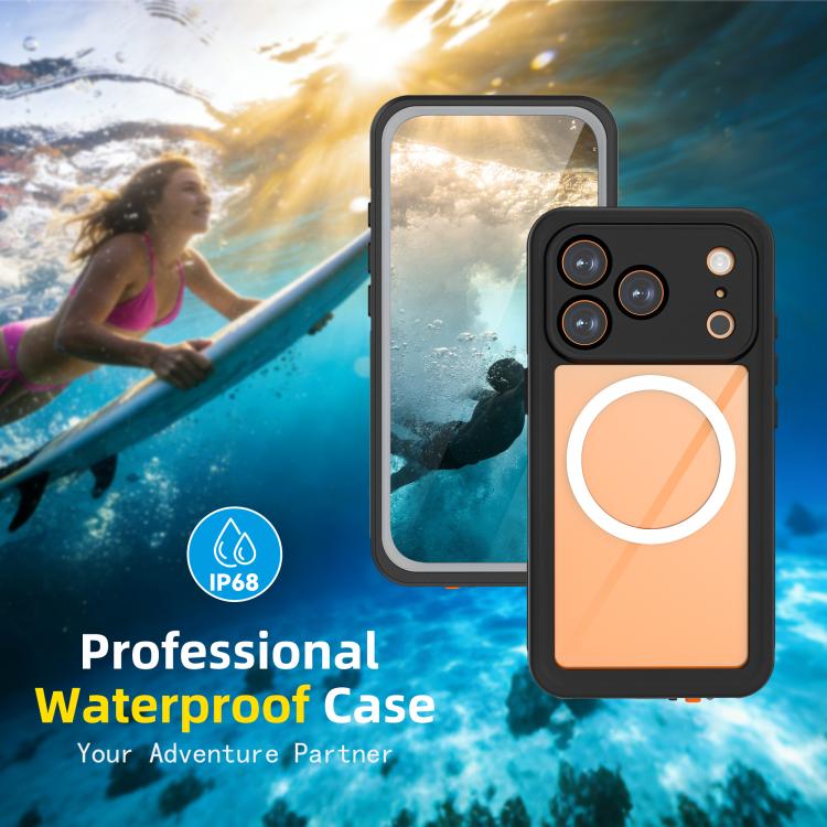 RedPepper V 系列IP68防水磁性手機殼，適用於iPhone 17 Pro、iPhone 17