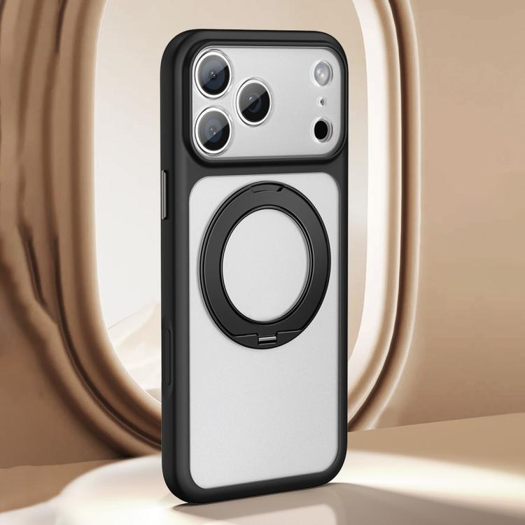 大孔霧面皮膚觸感磁吸支架手機殼附AI快門按鈕，適用於 iPhone 17 Pro Max，適用於 iPhone 17 Pro