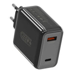 HX119 120W USB 與 Type-C 雙介面快速充電器，歐規插頭、英規插頭、美規插頭