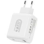 HX119 120W USB 與 Type-C 雙介面快速充電器，歐規插頭、英規插頭、美規插頭