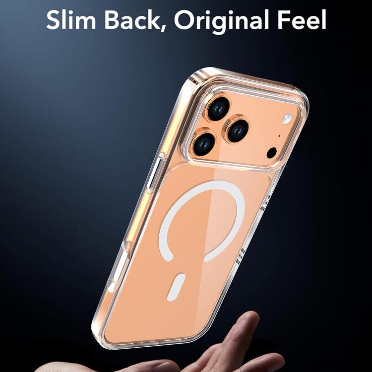 水晶透明磁吸手機殼，適用於 iPhone 17 Pro Max，適用於 iPhone 17 Pro