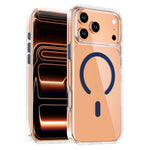 水晶透明磁吸手機殼，適用於 iPhone 17 Pro Max，適用於 iPhone 17 Pro