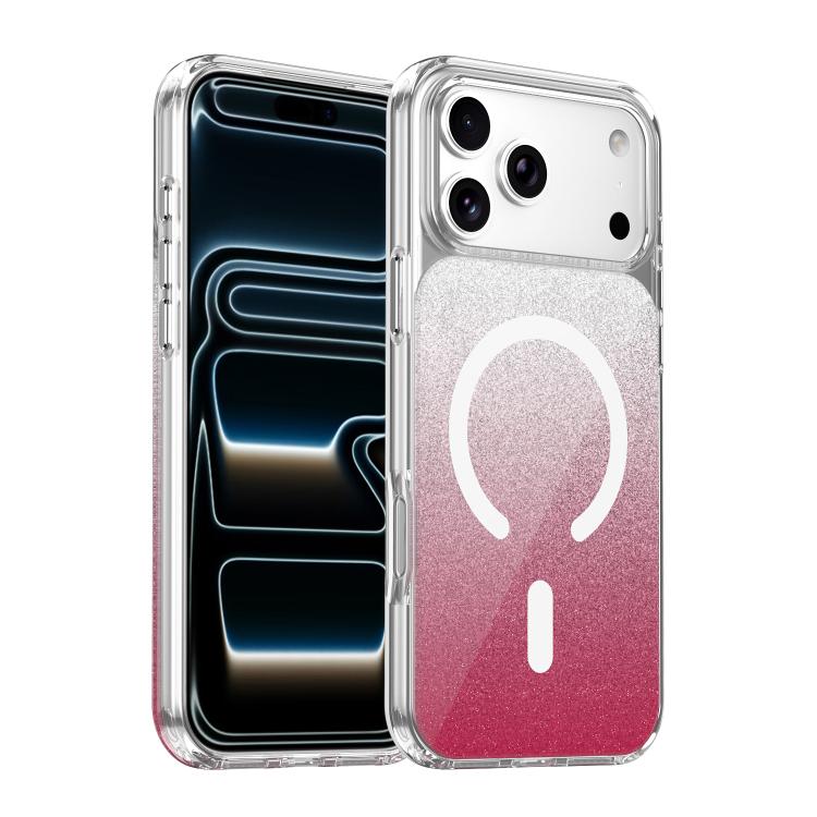 水晶閃粉磁吸手機殼，適用於 iPhone 17 Pro Max，適用於 iPhone 17 Pro