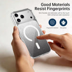 水晶閃粉磁吸手機殼，適用於 iPhone 17 Pro Max，適用於 iPhone 17 Pro