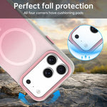 糖果漸層系列 3 合 1 混合磁吸手機殼，適用於 iPhone 15 Pro Max、iPhone 15 Pro、iPhone 15 Plus、iPhone 15、iPhone 14 Plus、iPhone 14、iPhone 14 Pro、iPhone 14 Pro Max