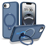 磁吸 360 度旋轉支架氣囊防震手機殼，適用於 iPhone 16e / 17e、iPhone 17 Pro Max、iPhone 17 Pro、iPhone 17、iPhone Air、iPhone 16 Pro Max、iPhone 16