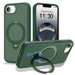 磁吸 360 度旋轉支架氣囊防震手機殼，適用於 iPhone 16e / 17e、iPhone 17 Pro Max、iPhone 17 Pro、iPhone 17、iPhone Air、iPhone 16 Pro Max、iPhone 16