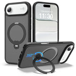 磁吸 360 度旋轉支架氣囊防震手機殼，適用於 iPhone 16e / 17e、iPhone 17 Pro Max、iPhone 17 Pro、iPhone 17、iPhone Air、iPhone 16 Pro Max、iPhone 16