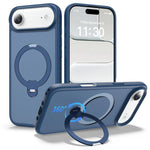 磁吸 360 度旋轉支架氣囊防震手機殼，適用於 iPhone 16e / 17e、iPhone 17 Pro Max、iPhone 17 Pro、iPhone 17、iPhone Air、iPhone 16 Pro Max、iPhone 16